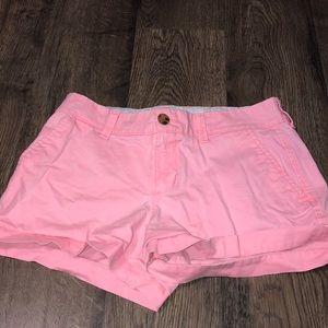 pink khaki like shorts